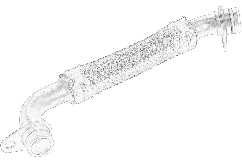 Línea de aceite de turbocompresor OE VW 06L 145 735J para Audi A4 B8