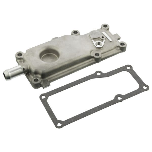 Caja del termostato FEBI 108828 para Scania K I