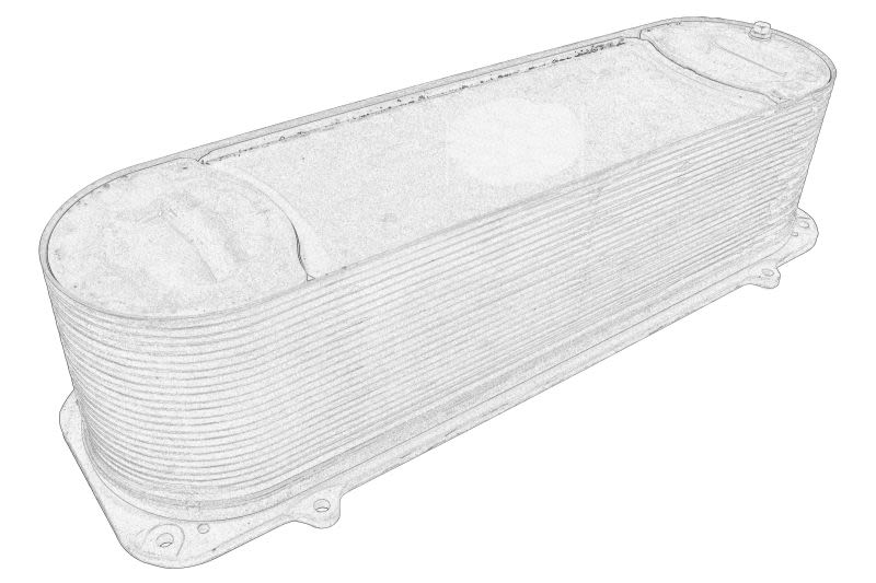 Enfriador de aire de carga (intercooler) OE MAN 51.09500.7194 para MAN TGS I