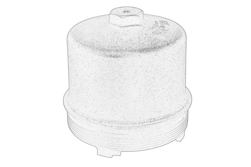 Tapa de llenado de aceite OE DB TRUCK 541 184 06 08 para Mercedes-Benz Actros MP4 / MP5 471.943-OM936.916