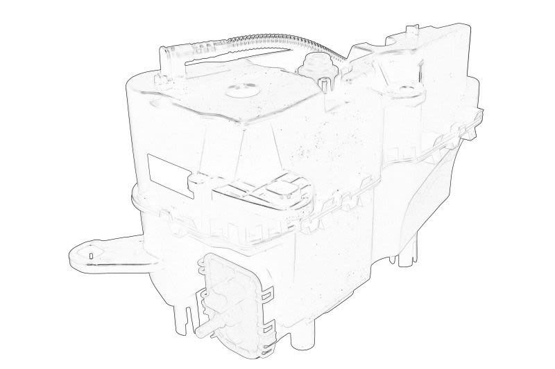 Depósito de fluido del filtro de hollín OE PEUGEOT 1613704680 para Citroen C3 II