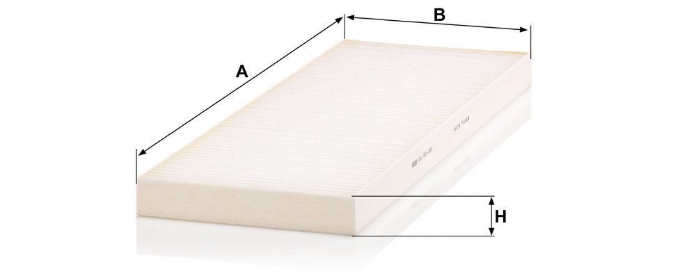 Filtro de aire de cabina MANN-FILTER CU 50 001