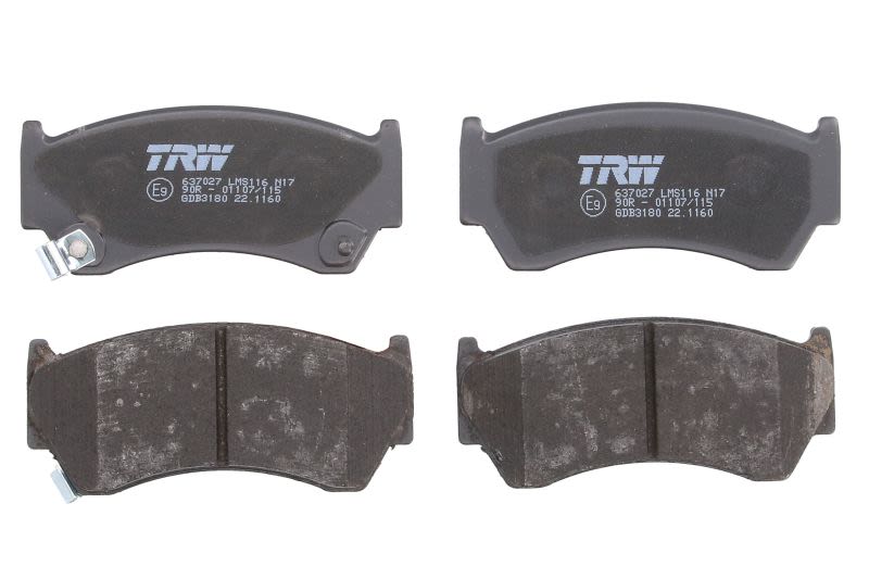 Pastillas de freno de disco TRW GDB3180 para Nissan Almera I