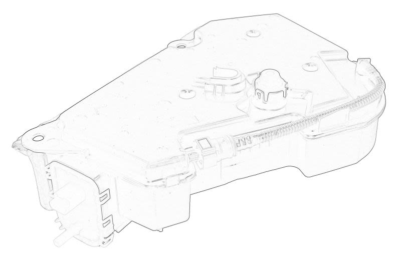 Depósito de fluido del filtro de hollín OE PEUGEOT 1606340280 para Citroen C4 II