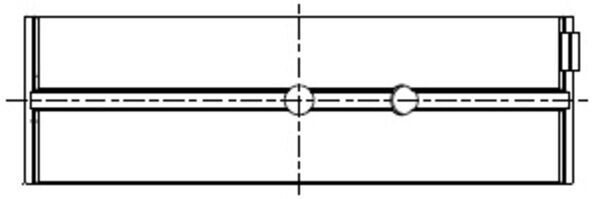 Casquillo de bancada de cigüeñal MAHLE 061 HL 19078 050 para Scania K I