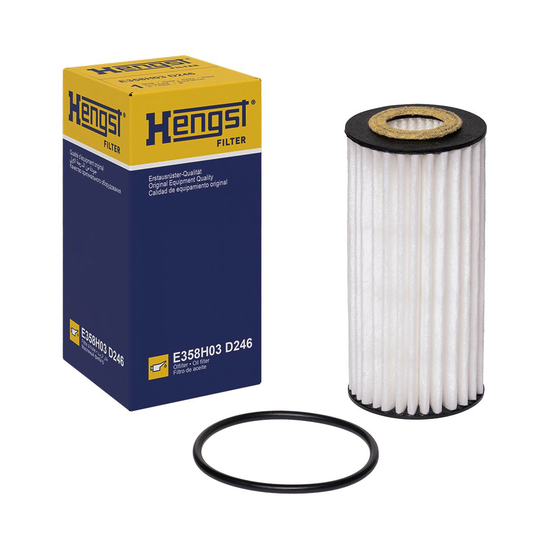 Filtro de aceite HENGST E358H03 D246 para Audi A3