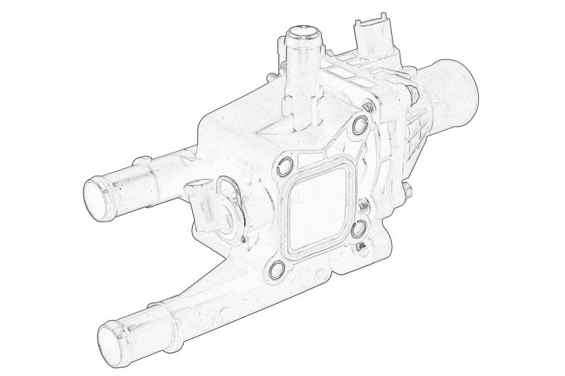Caja del termostato OE OPEL 25192230 para Opel Astra J