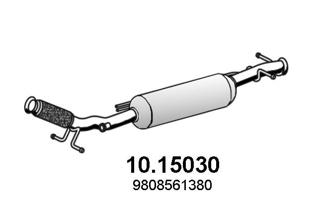 Catalizador ASSO MARMITTE SRL 10.15030 para Toyota Proace