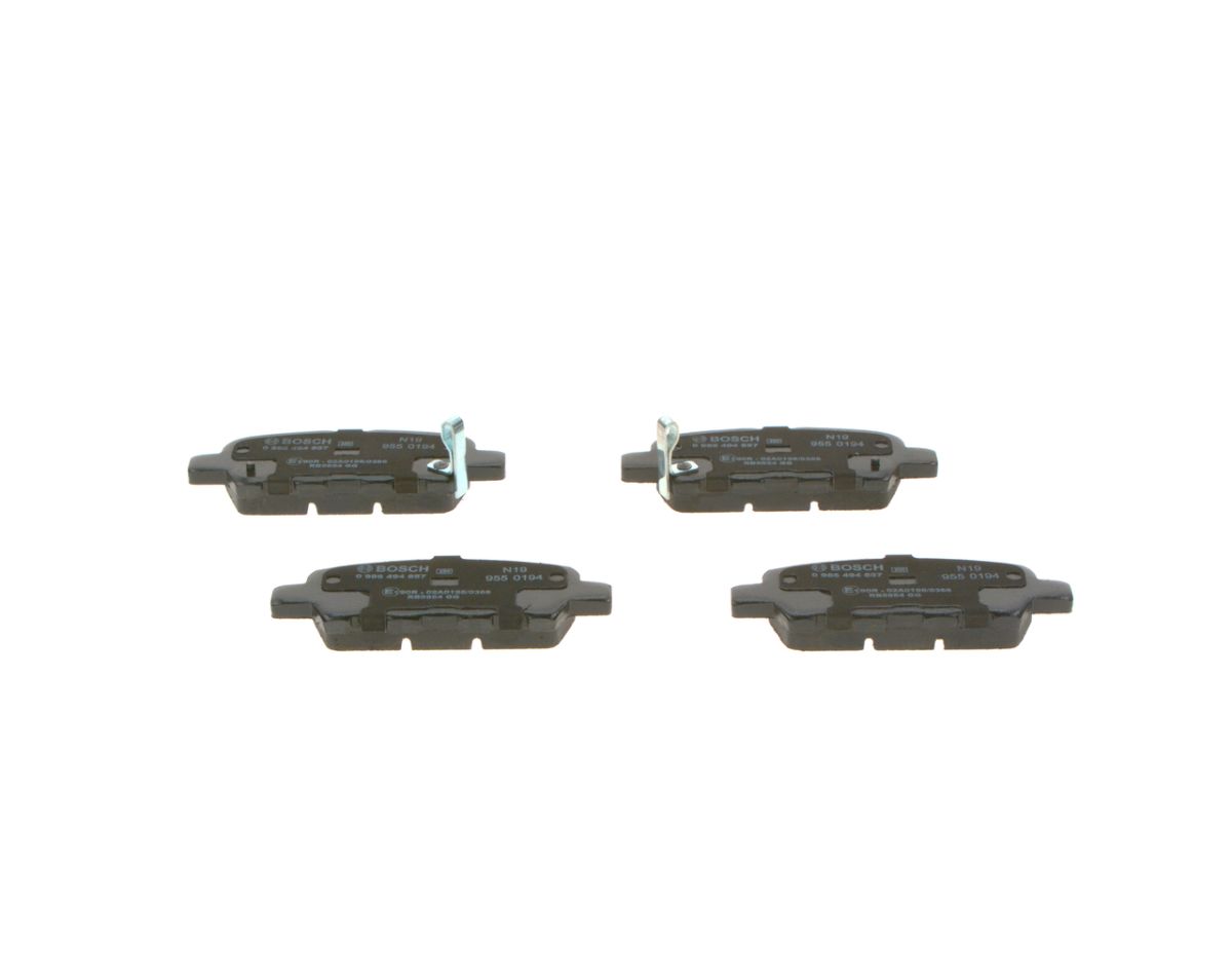 Pastillas de freno de disco BOSCH 0 986 494 857 para Nissan Juke