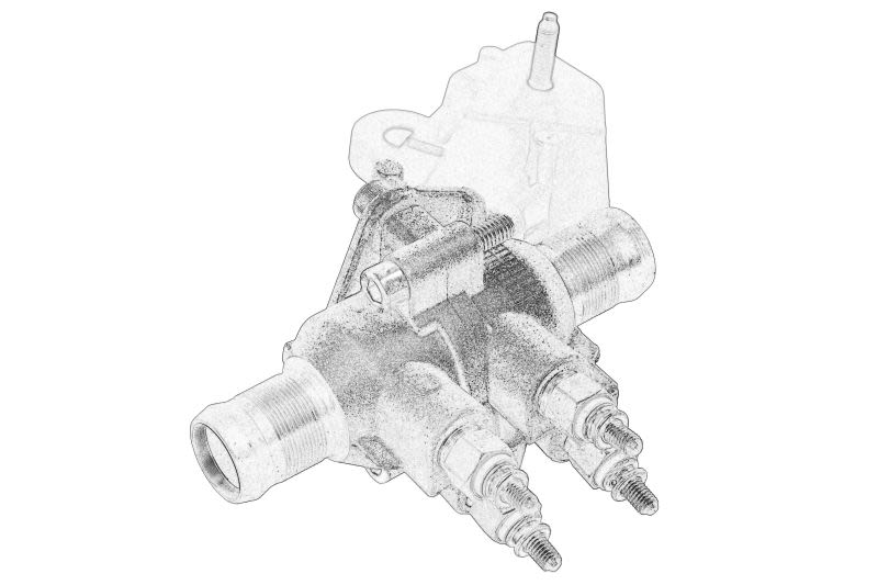 Brida de refrigerante OE OPEL 95521871 para Nissan NV400