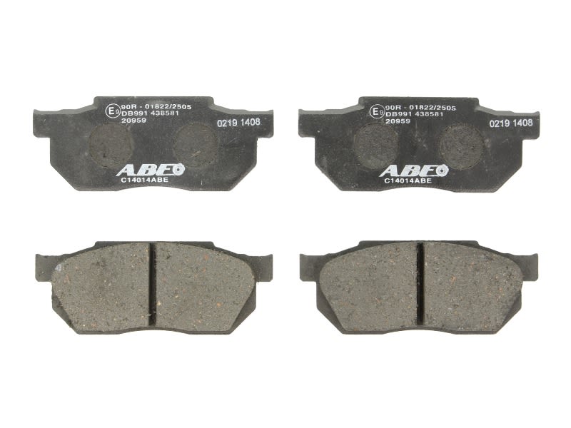 Pastillas de freno de disco ABE C14014ABE para Honda City IV
