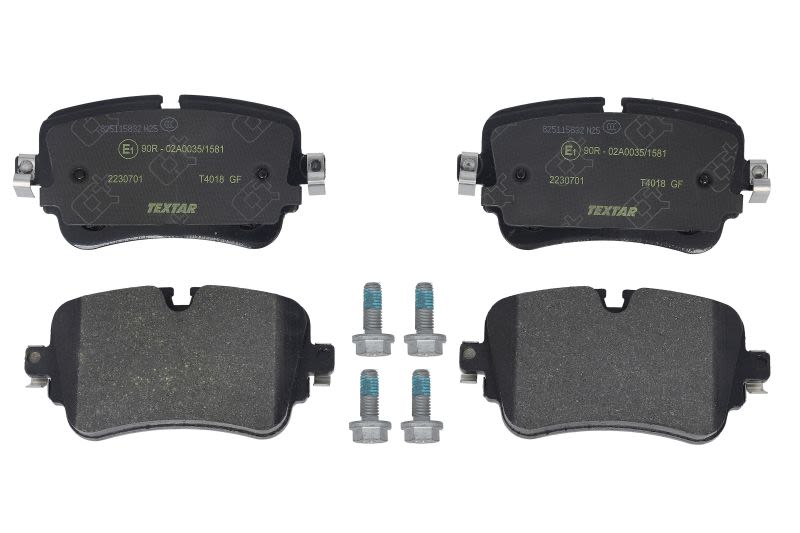Pastillas de freno de disco TEXTAR 2230701 para Audi A6 C8