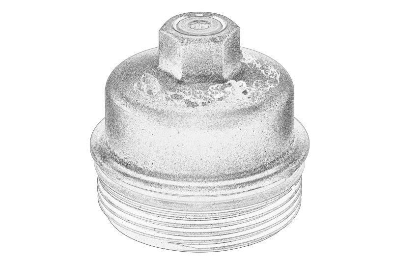 Tapa de carcasa de filtro de aceite OE OPEL 55573793 para Opel Astra J