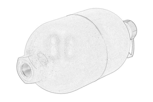 Acumulador de presión de suspensión neumática OE AGCO 3619551M4-MF para Massey Ferguson 4708
