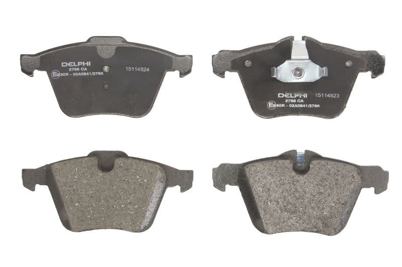 Pastillas de freno de disco DELPHI LP2766 para Jaguar XF I