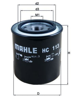 Filtro hidráulico, transmisión automática MAHLE