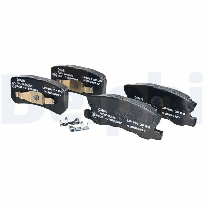Pastillas de freno de disco DELPHI LP1691 para Citroen C4 Aircross