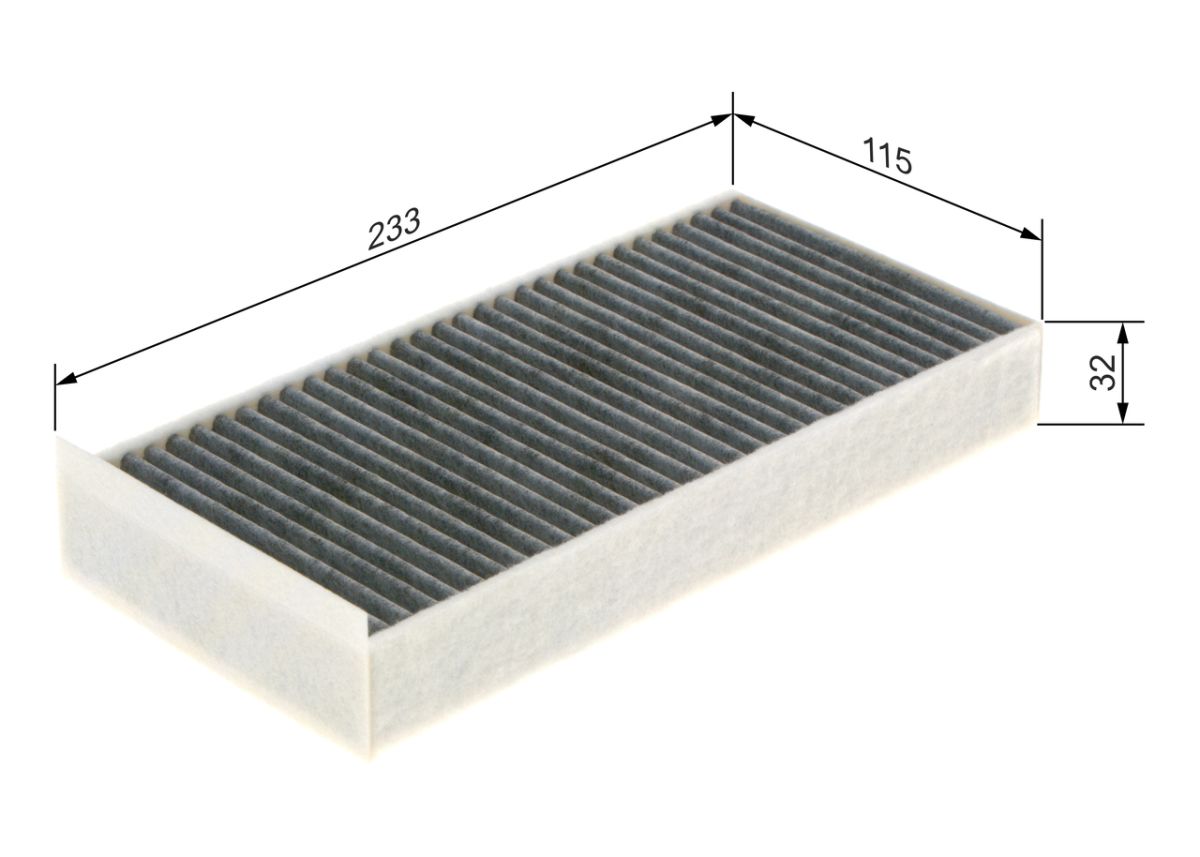 Filtro de aire de cabina BOSCH 1 987 435 582 para BMW Serie 1 (F40) 2019-