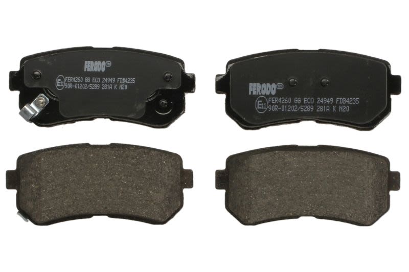 Pastillas de freno de disco FERODO FDB4235 para Hyundai Accent III