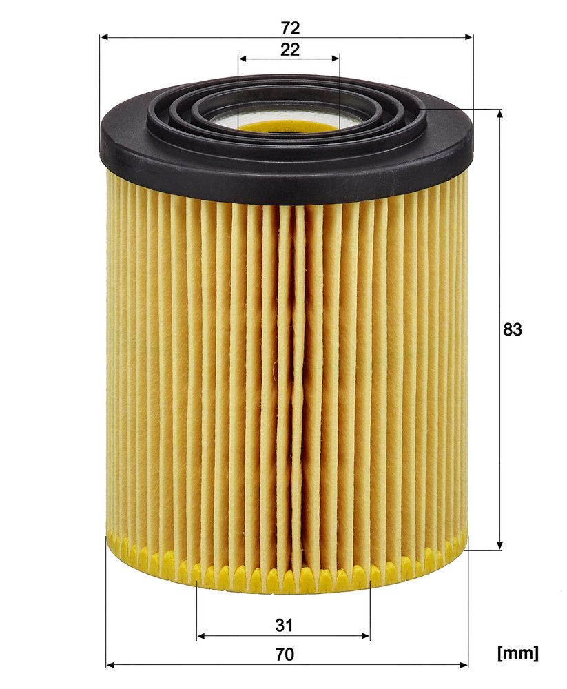 Filtro de aceite MANN-FILTER HU 816/2 x para Fiat 500X