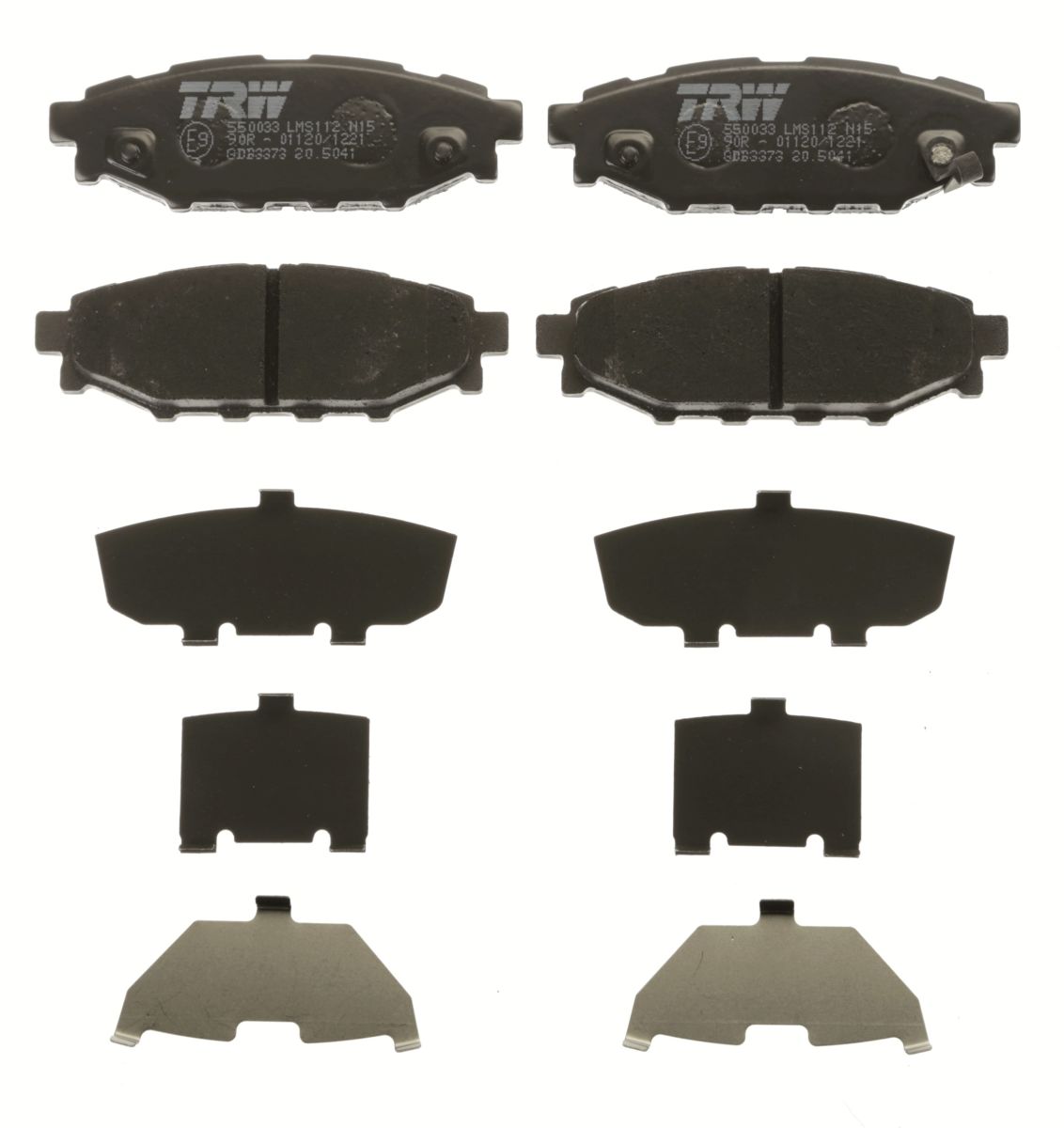 Pastillas de freno de disco TRW GDB3373 para Subaru Imprez