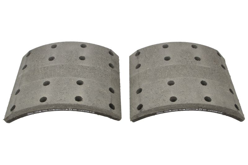 Kit de balatas de freno de tambor BERAL KBL19932.0-1550 para Scania S