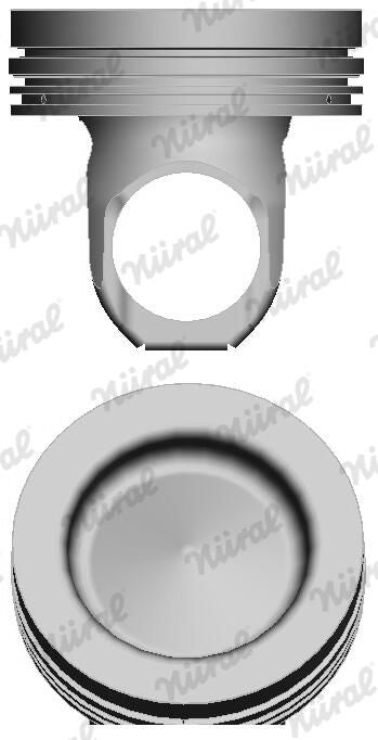 Pistón NURAL 87-123200-10 para Volvo B12