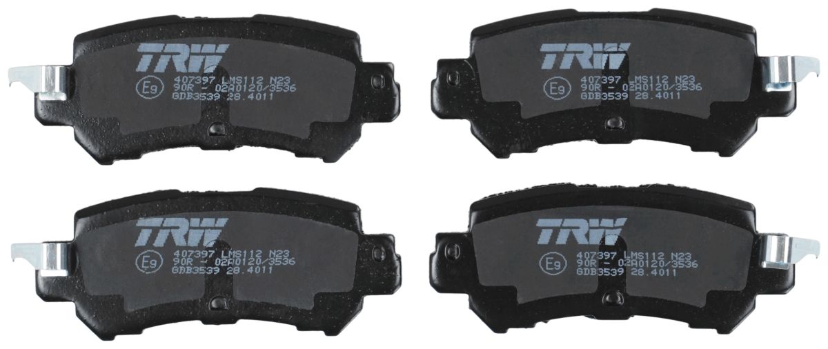 Pastillas de freno de disco TRW GDB3539 para Mazda CX-3
