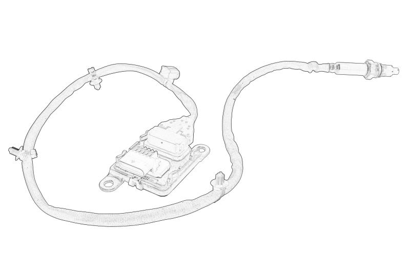 Sensor NOx de catalizador OE OPEL 55495597 para Opel Astra K