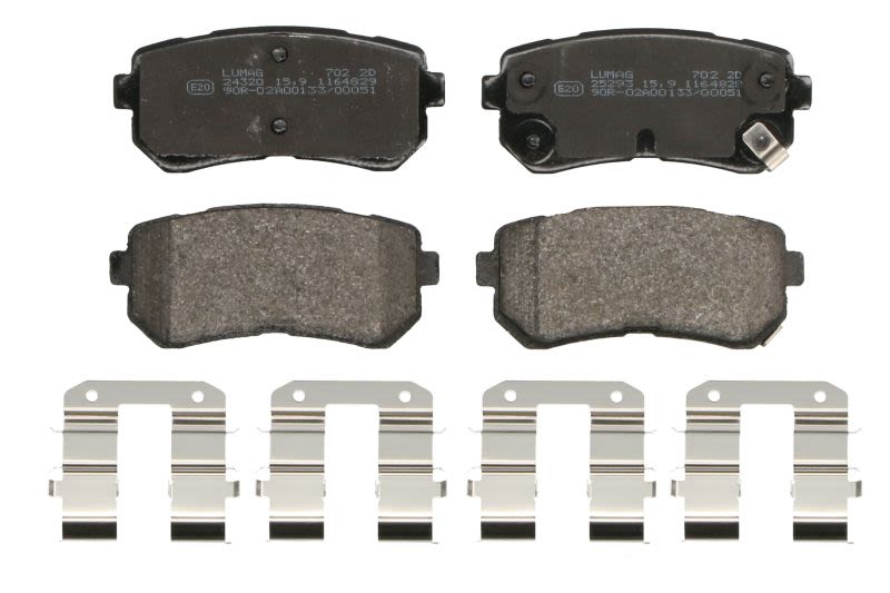 Pastillas de freno de disco BRECK 25292 00 702 00 para KIA RIO II