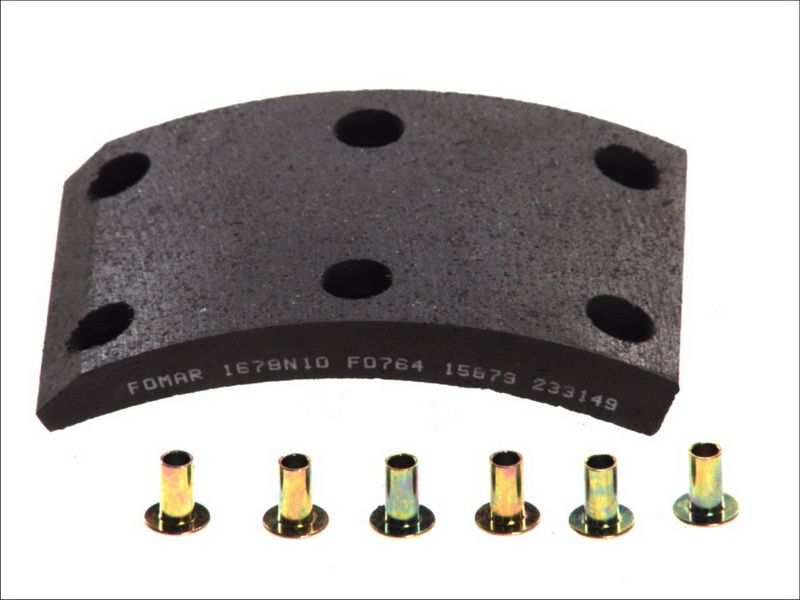 Balata de freno de tambor ROULUNDS 65001678N10A8RV