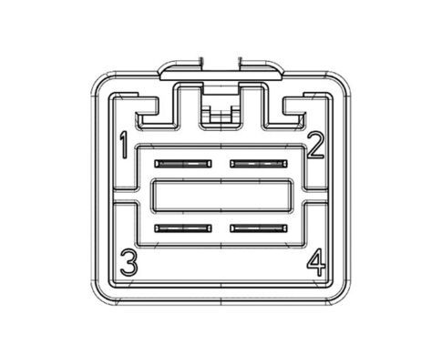 Regulador del ventilador interior MAHLE ABR 104 000P para Ford Transit