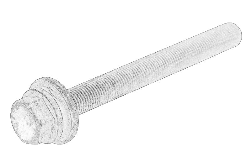 Perno de montaje de travesaño de eje OE BMW 33 17 6 760 336 para BMW Serie 3 (E46) 1997-2006