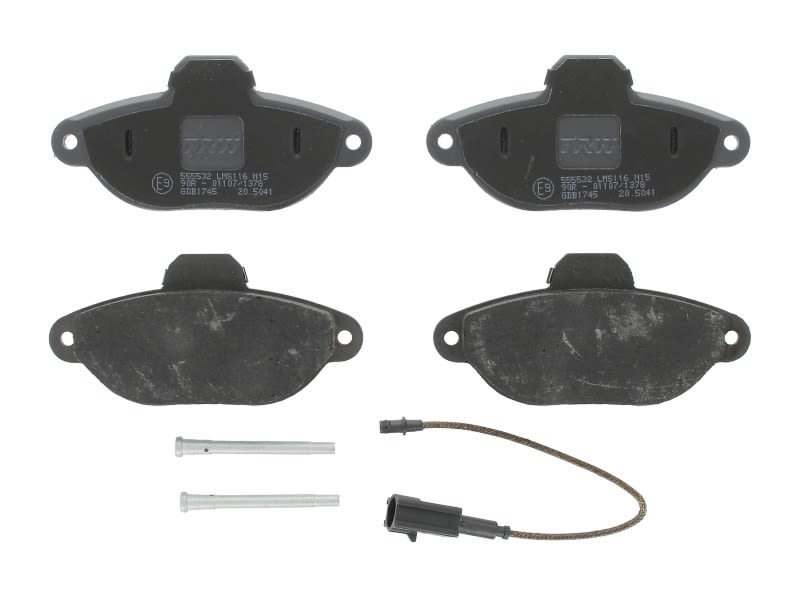 Pastillas de freno de disco TRW GDB1745 para Fiat 500