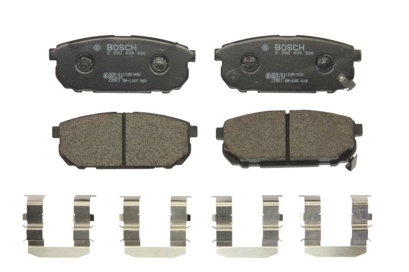 Pastillas de freno de disco BOSCH 0 986 494 590 para KIA Sorento I