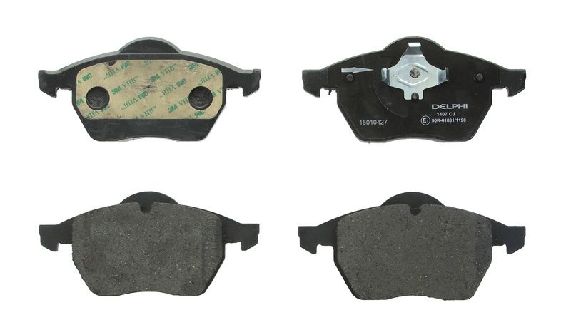 Pastillas de freno de disco DELPHI LP1407 para Volkswagen Golf IV