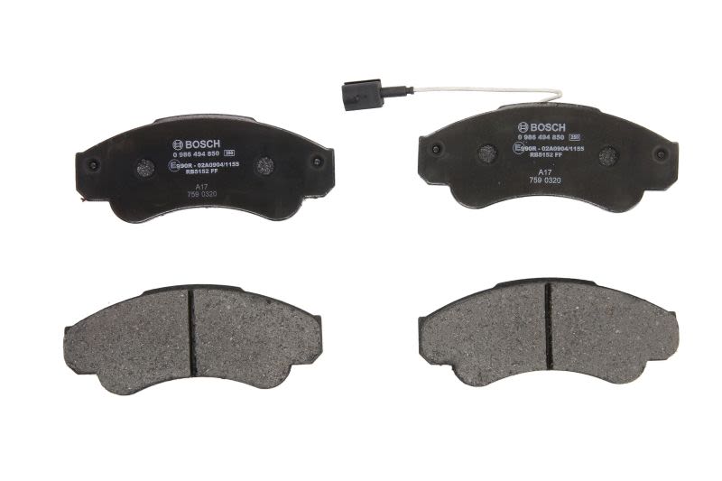 Pastillas de freno de disco BOSCH 0 986 494 850 para Peugeot Boxe