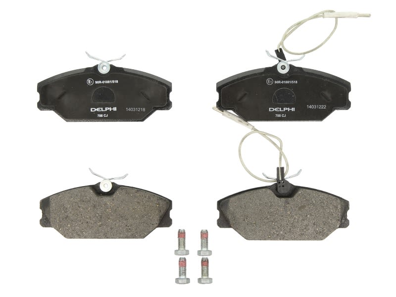 Pastillas de freno de disco DELPHI LP788 para Renault Megane I
