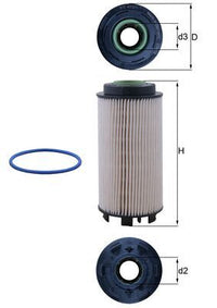 Filtro de combustible MAHLE