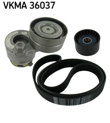 Juego de correa multinervada SKF VKMA 36037 para Nissan Terrano