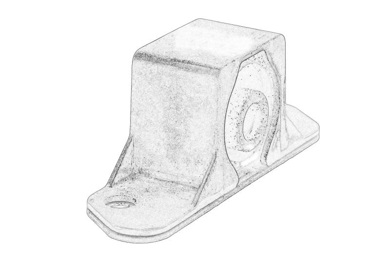 Soporte de escape OE BMW 18307633093