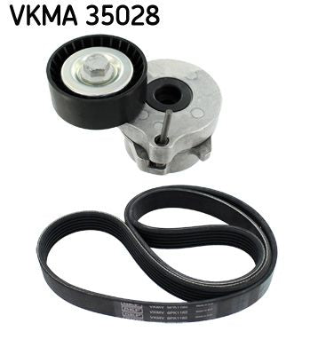 Juego de correa multinervada SKF VKMA 35028 para Opel Corsa C
