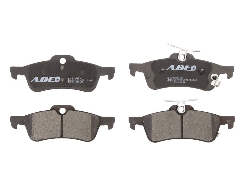 Pastillas de freno de disco ABE C22038ABE para Toyota Yaris
