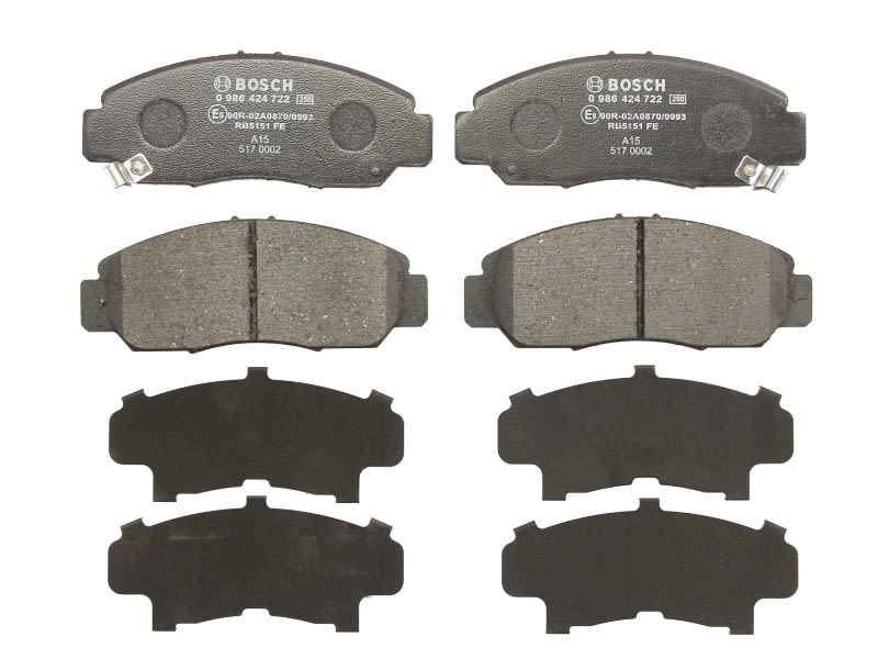 Pastillas de freno de disco BOSCH 0 986 424 722 para Honda CIVIC IX