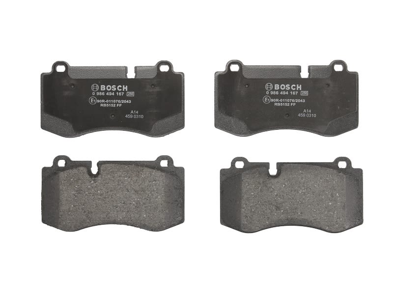 Pastillas de freno de disco BOSCH 0 986 494 167 para Mercedes-Benz Clase E (W211) 2002-2008