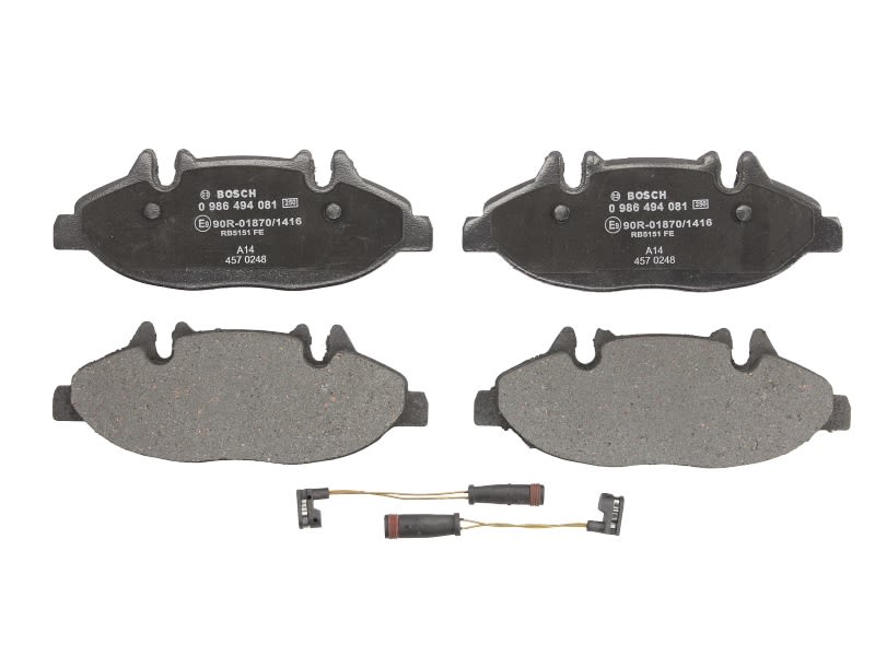 Pastillas de freno de disco BOSCH 0 986 494 081 para Mercedes-Benz Vito (W639) 2003-