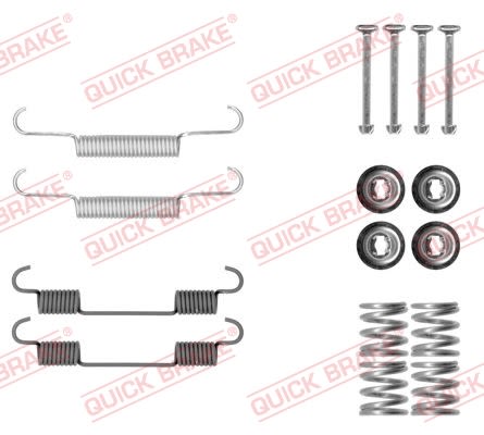 Kit de accesorios de balatas de freno de estacionamiento QUICK BRAKE 105-0897 para Nissan Murano I