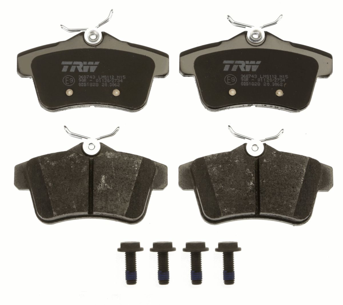 Pastillas de freno de disco TRW GDB1828 para Citroen C4 II