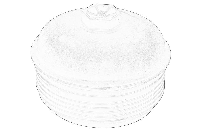 Tapa de carcasa de filtro de aceite OE RENAULT 15 20 823 27R para Mercedes-Benz Clase A (V177) 2018-