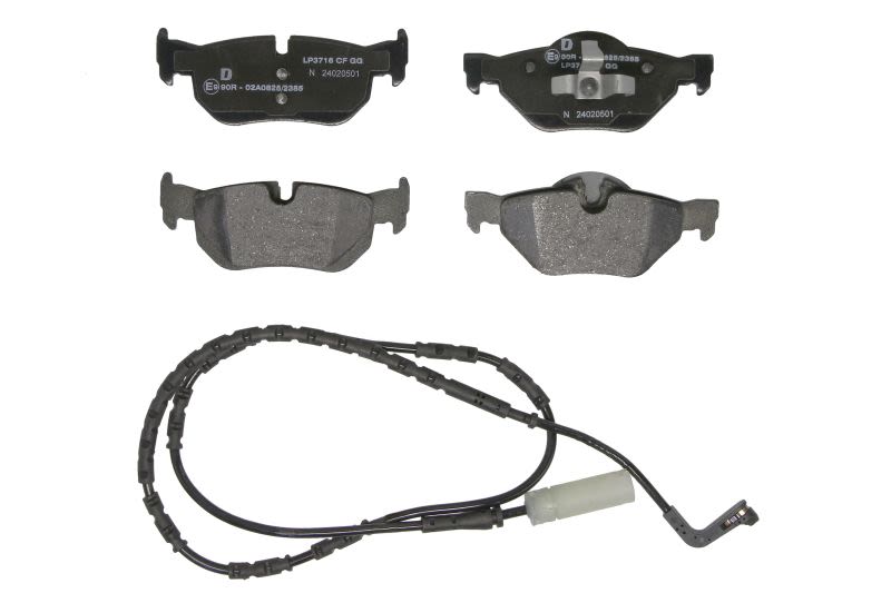 Pastillas de freno de disco DELPHI LP3716 para BMW Serie 1 (E81) 2006-2011